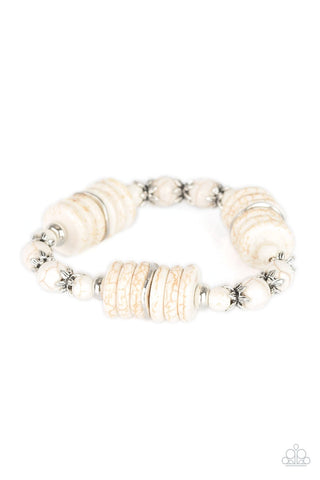 Sagebrush Serenade - White Bracelet