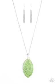 Santa Fe Simplicity - Green Necklace