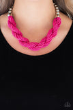 Savannah Surfin Pink Necklace