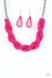 Savannah Surfin Pink Necklace