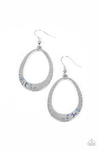 Seafoam Shimmer - Blue Earrings