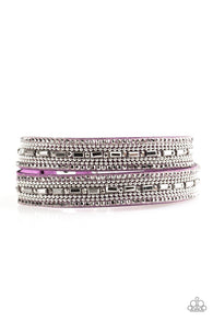 Shimmer and Sass - Purple Urban Bracelet