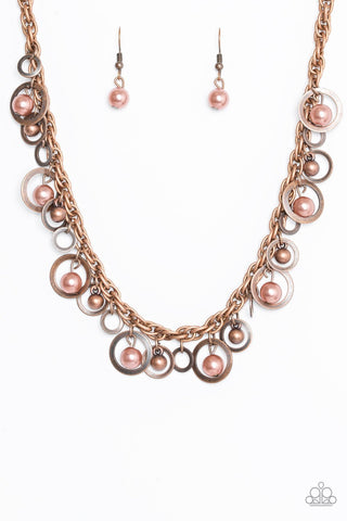 Shipwreck Style Copper Necklace-ShelleysBling.com-ShelleysPaparazzi.com