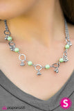 Shore as the Wind Blows Green Necklace/Earring/Bracelet Set-Paparazzi Accessories-ShelleysPaparazzi.com