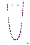 Shoreline Shimmer - Purple Necklace
