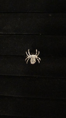 Silver Spider Kid's Halloween Ring