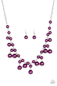 Soon to be Mrs. Purple Necklace-ShelleysBling.com-ShelleysPaparazzi.com