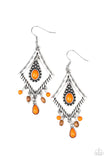 Southern Sunsets Orange Earrings