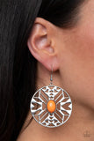 Southwest Walkabout - Orange Earrings