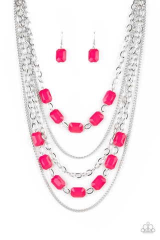Standout Strands - Pink Necklace