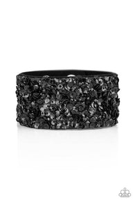 Starry Sequins Black Urban Bracelet