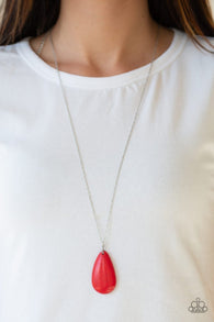 Stone River Red Necklace