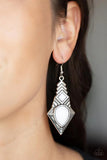 Stylishly Sonoran White Earrings