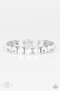 Sugar-Coated Sparkle - White Bracelet