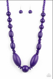 Summer Breazin Purple Necklace