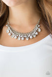 Summer Showdown Silver Necklace-ShelleysBling.com-ShelleysPaparazzi.com