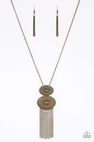 Sun Goddess Brass Necklace