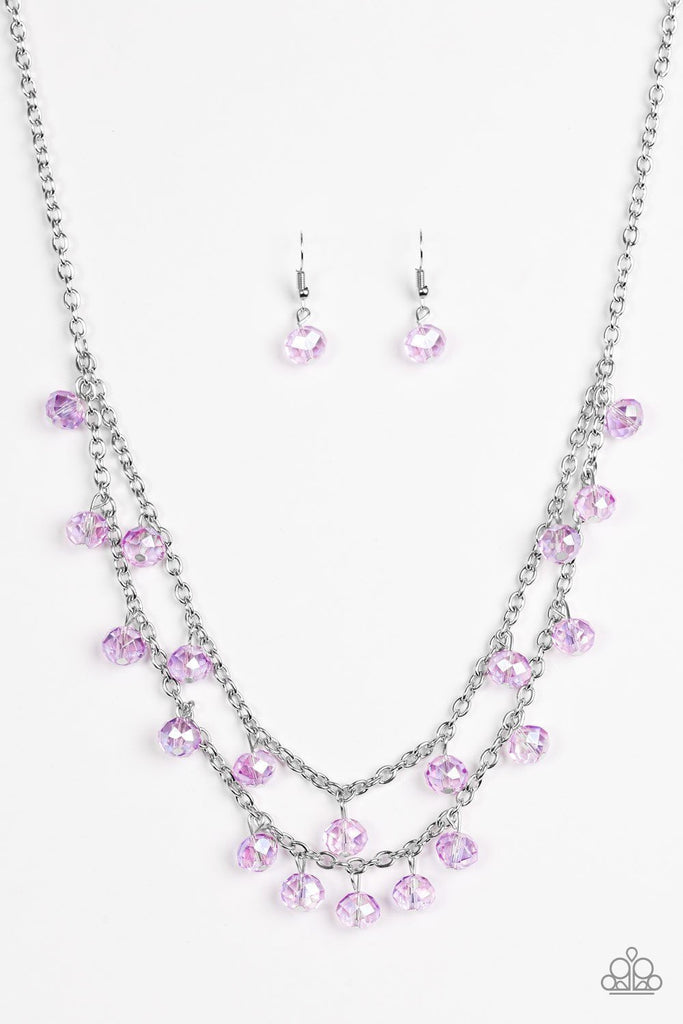 Super Supernova Purple Necklace Paparazzi Accessories 500 2679