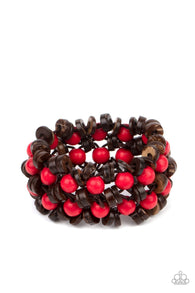 Tahiti Tourist - Red Bracelet