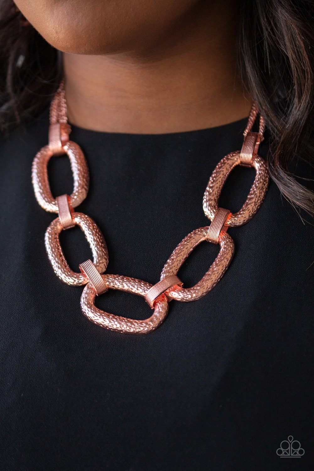 Take Charge Copper Necklace, Paparazzi Accessories