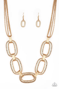Take Charge Gold Necklace