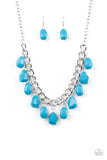 Take The COLOR Wheel! - Blue Necklace