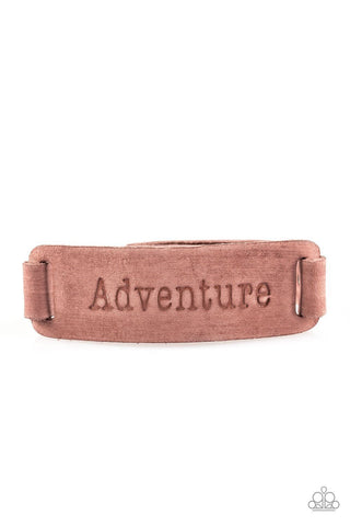 Take The Scenic Route Brown Urban Bracelet-ShelleysBling.com-ShelleysPaparazzi.com