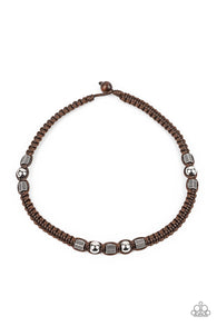 Take a Trek - Brown Urban Necklace