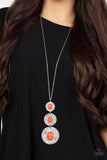 Talisman Trendsetter - Orange Necklace