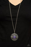 Targeted Tranquility Purple Necklace