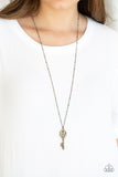 The Magic Key Brass Necklace
