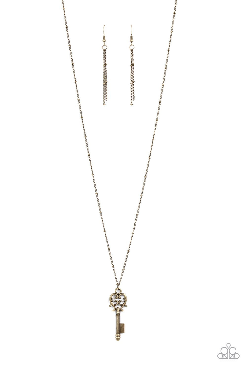 The Magic Key Brass Necklace | Paparazzi Accessories | $5.00
