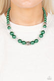 The NOBLE Prize - Green Necklace and Bracelet Set