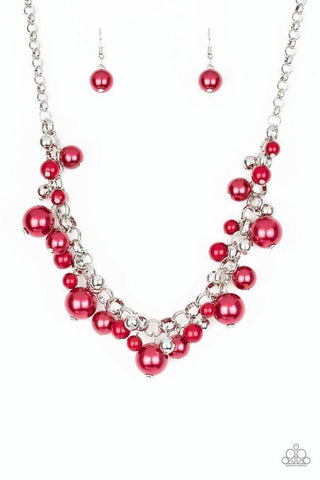The Upstater Red Necklace-ShelleysBling.com-ShelleysPaparazzi.com