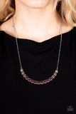 Throwing SHADES - Brown Necklace