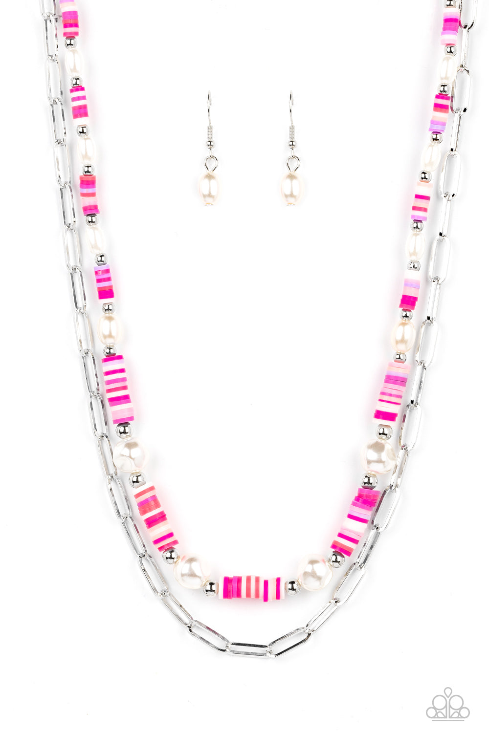 Bewitching Beading - Pink Necklace, Paparazzi Accessories