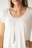 Timeless Tassels Brown Necklace