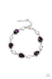 Timelessly Teary - Purple Bracelet