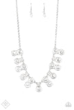 Top Dollar Twinkle White Necklace and Bracelet Set