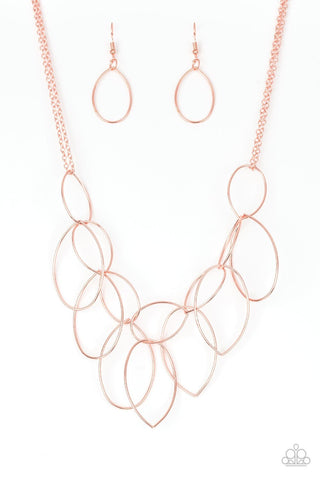 Top Tear Fashion Copper Necklace-ShelleysBling.com-ShelleysPaparazzi.com