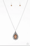 Total Tranquility Brown Necklace
