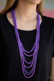 Totally Tonga Purple Necklace