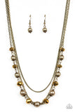 Tour de Demure Brass Necklace