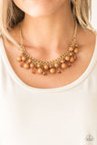 Tour de Trendsetter Brown Necklace