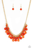 Tour de Trendsetter Orange Necklace
