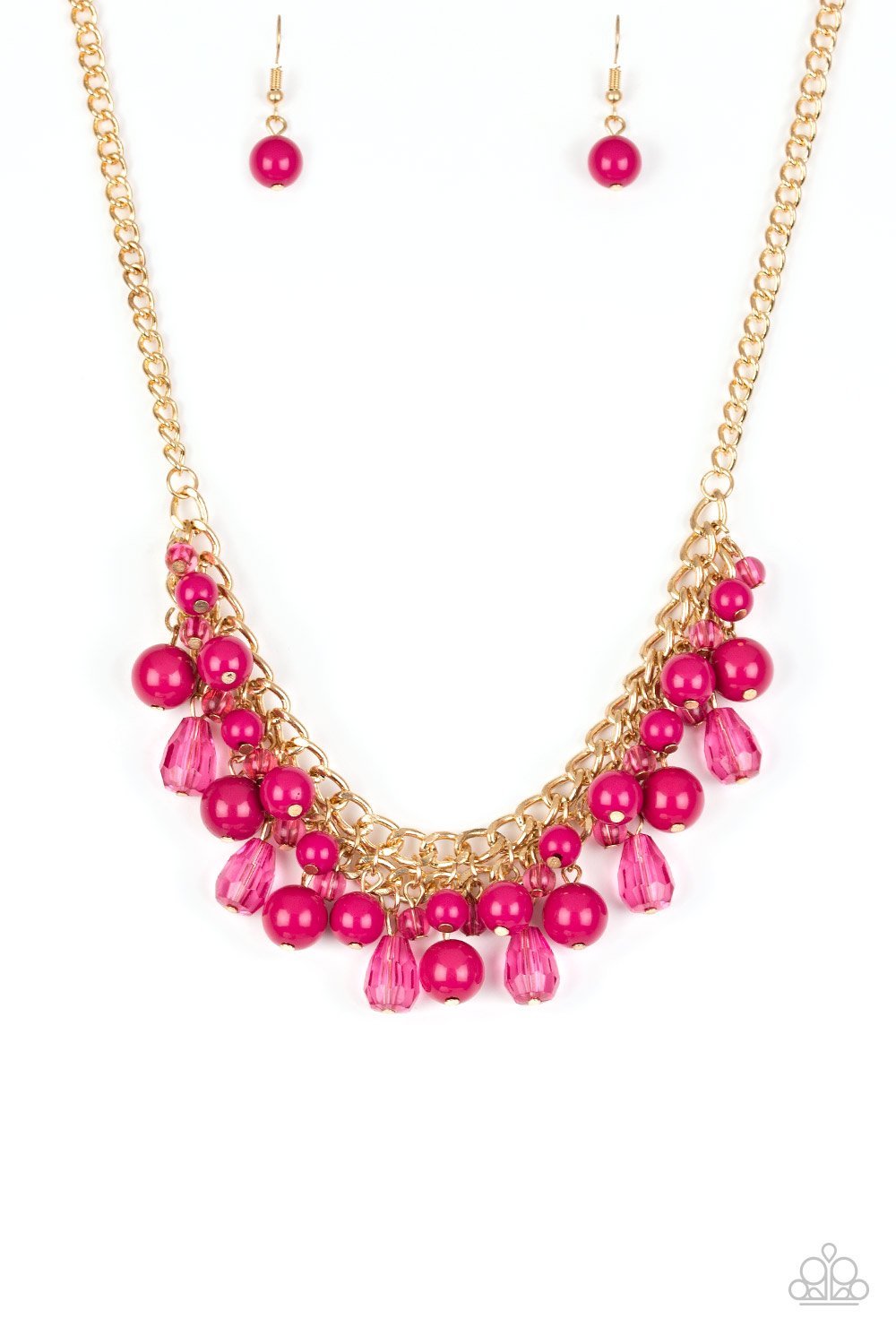 Bewitching Beading - Pink Necklace, Paparazzi Accessories