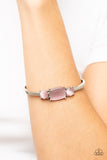 Tranquil Treasure - Pink Cuff Bracelet