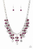 Traveling Trendsetter Purple Necklace