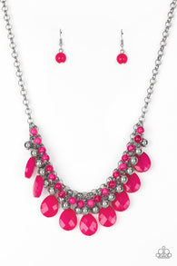 Trending Tropicana - Pink Necklace
