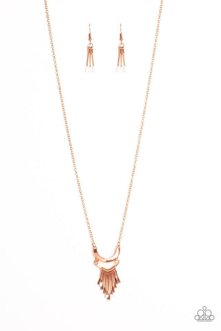 Trendsetting Trinket Copper Necklace
